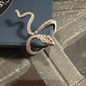 Sterling Silver Adjustable Snake Ring